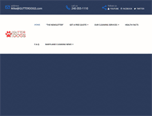 Tablet Screenshot of gutterdogs.com